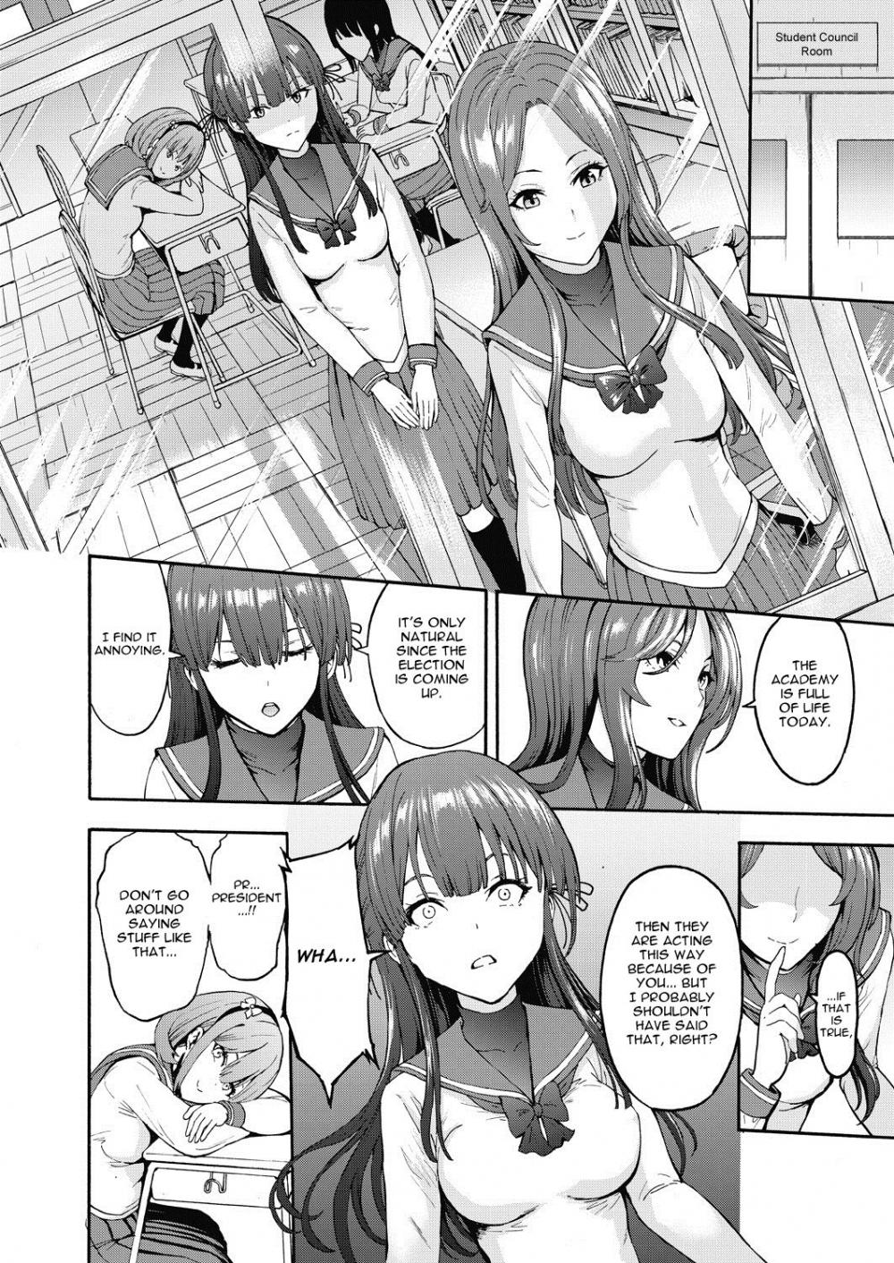 Hentai Manga Comic-Dark Side Student Council President-Chap 1-8